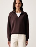 United Colors of Benetton суичър дамски с модал кафяв 3QAFD301G