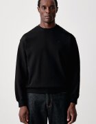 United Colors of Benetton суичър мъжки от памук черен 342ZU1093