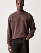 United Colors of Benetton суичър мъжки от памук кафяв 342ZU1093