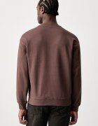 United Colors of Benetton суичър мъжки от памук кафяв 342ZU1093