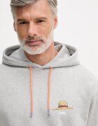 United Colors of Benetton суичър с качулка мъжки от памук сив 30HRU2023