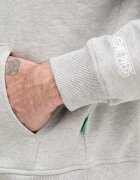 United Colors of Benetton суичър с качулка мъжки от памук сив 30HRU2023