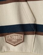 United Colors of Benetton суичър с качулка за деца от памук бежов 3KHYC205W