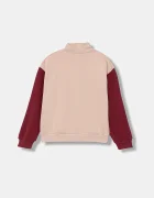 United Colors of Benetton суичър с цип за деца от памук розов 3J68C505D