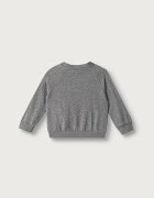United Colors of Benetton суичър с цип за деца от памук сив 3J70G504I