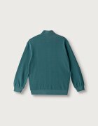 United Colors of Benetton суичър с цип за деца от памук тюркоазен 3J68C506E