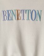 United Colors of Benetton суичър за деца от памук бежов 3J68C10U7