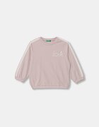 United Colors of Benetton суичър за деца от памук розов 3F9VG10M2