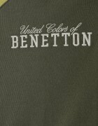 United Colors of Benetton суичър за деца от памук зелен 3J68C10UC
