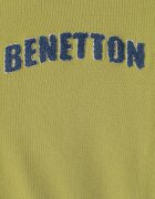 United Colors of Benetton суичър за деца от памук зелен 3J70G10NM