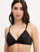 United Colors of Benetton Сутиен с дълбоко деколте от памук черен 3ZQM1R02B