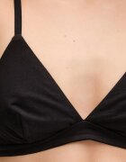 United Colors of Benetton Сутиен с дълбоко деколте от памук черен 3ZQM1R02B
