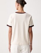 United Colors of Benetton тениска дамска от памук бежова 3DCJD10DM