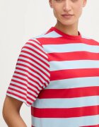 United Colors of Benetton тениска дамска от памук с еластан червена 3NAFD10CY