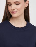 United Colors of Benetton тениска дамска от памук тъмносиня 3BL0E17G5
