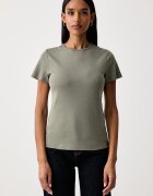 United Colors of Benetton тениска дамска от памук зелена 3GA8D10BX