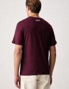 United Colors of Benetton тениска мъжка от памук бордо 39VFU10CP
