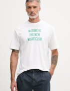 United Colors of Benetton тениска мъжка от памук бяла 3MI5U10C5