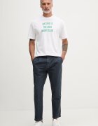United Colors of Benetton тениска мъжка от памук бяла 3MI5U10C5
