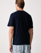 United Colors of Benetton тениска мъжка от памук тъмносиня 3N78U10C2