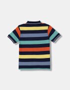 United Colors of Benetton тениска с яка за деца от памук многоцветна 37JJG3012