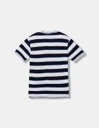 United Colors of Benetton тениска с яка за деца от памук тъмносиня 37JJC3023
