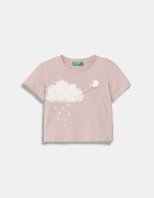 United Colors of Benetton тениска за деца от памук розова 3I1XG10M7