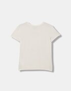 United Colors of Benetton тениска за деца от памук с еластан бежова 3P4ZC10SQ