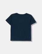 United Colors of Benetton тениска за деца от памук тъмносиня 3I1XG10MA