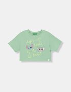 United Colors of Benetton тениска за деца от памук зелена 3I1XC10TN