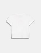 United Colors of Benetton тениска за деца с памук бяла 3I1XG10LK