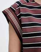 United Colors of Benetton топ дамски от памук с еластан кафяв 39VWD10D2