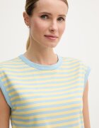 United Colors of Benetton топ дамски от памук с еластан жълт 3NAFD10D3