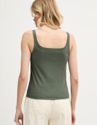 United Colors of Benetton топ дамски от памук зелен 39JSDH01F