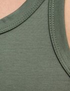 United Colors of Benetton топ дамски от памук зелен 39JSDH01F