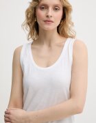 United Colors of Benetton топ дамски памучен бял 3BVXDH01A