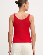 United Colors of Benetton топ дамски с лен червен 1MMXDH01M