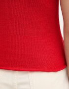 United Colors of Benetton топ дамски с лен червен 1MMXDH01M