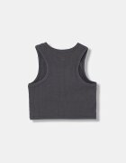 United Colors of Benetton топ за деца от памук с еластан сив 3S2UCH025