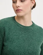 United Colors of Benetton Вълнен пуловер в сиво от лека материя