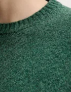 United Colors of Benetton Вълнен пуловер в сиво от лека материя