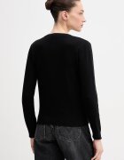 United Colors of Benetton жилетка дамска от памук черна 1C19D502P