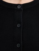 United Colors of Benetton жилетка дамска от памук черна 1C19D502P