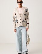 United Colors of Benetton жилетка дамска от вълна бежова 151UE605T