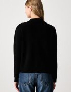 United Colors of Benetton жилетка дамска с вълна черна 1B9YD502X