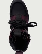 United Nude боти с дебел ток дамски Grip Cap Mid бордо 11031993201