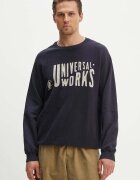 Universal Works Памучен суичър MYSTERY TRAIN PRINT SWEAT