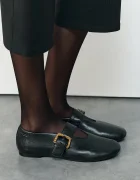 Vagabond Shoemakers балеринки от кожа ALEYA черни 6219-201-20