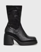 Vagabond Shoemakers Боти Brooke дамски в черно с висок ток