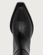 Vagabond Shoemakers ботуши под коляното с нисък ток дамски от кожа KELSEY черни 6210-201-20